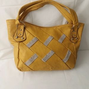 Lisa Renee Women's Yellow/Gold Shoulder Bag
